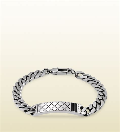 men's gucci bracelet silver|men gucci bracelet for sale.